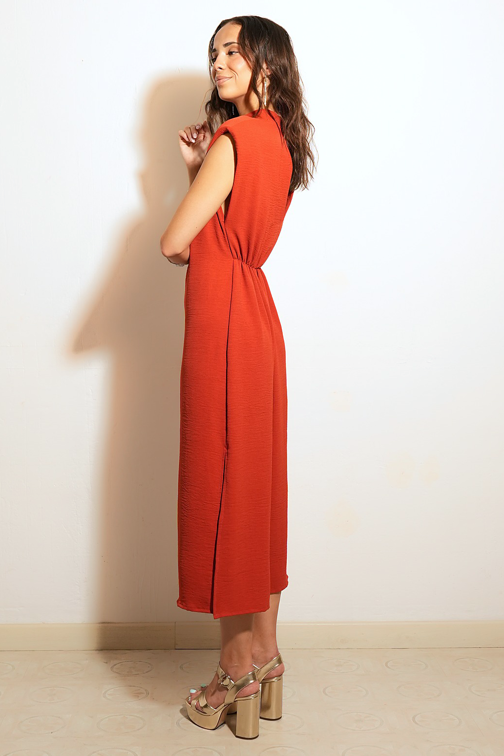 VESTIDO KIOTO TEJA