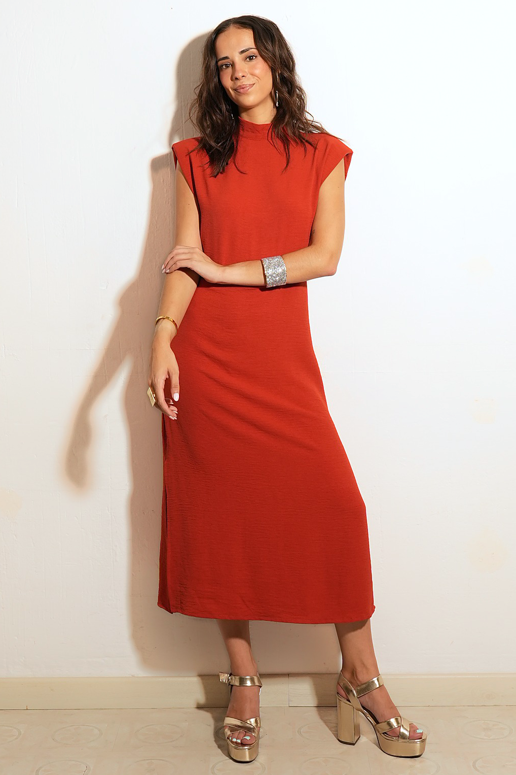 VESTIDO KIOTO TEJA