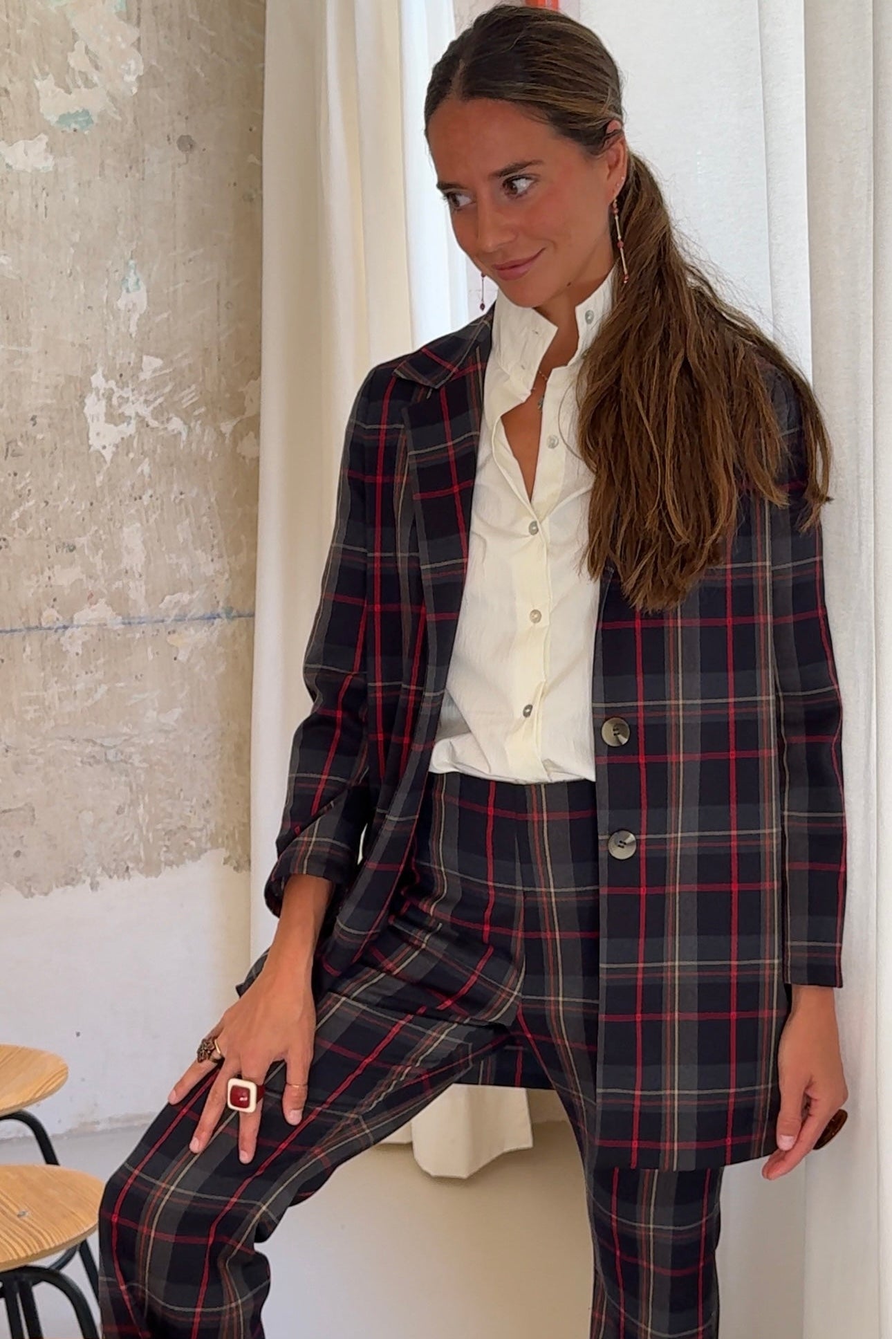 PANTALON FLORENCIA TARTAN