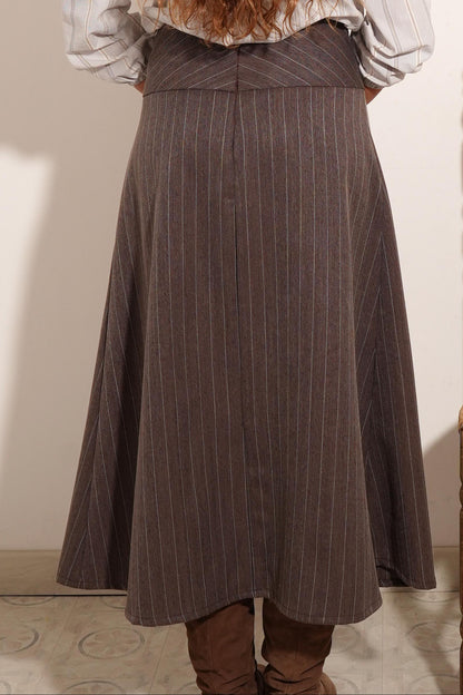 FALDA COIMBRA DIPLOMÁTICA MARRÓN