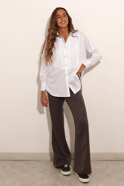 PANTALÓN FLORENCIA DIPLOMÁTICA MARRÓN