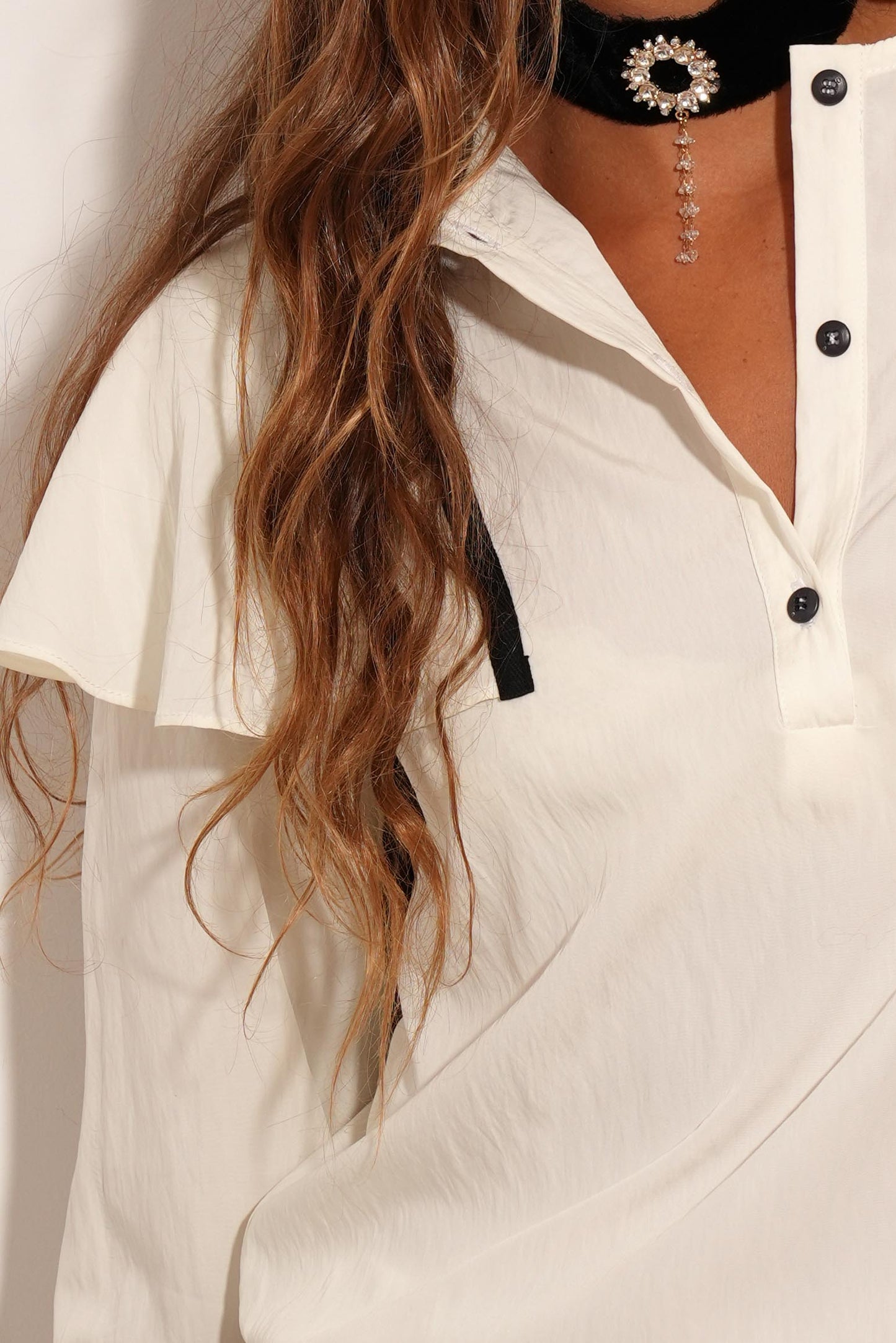 CAMISA SUIZA ALERONES MARFIL