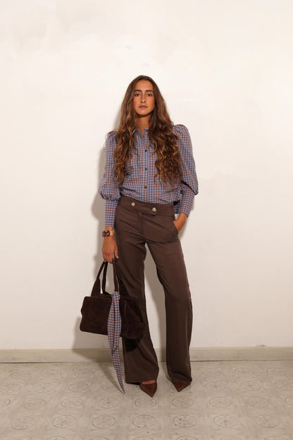 PANTALÓN FORMENTERA MARRÓN. Pide una talla más.