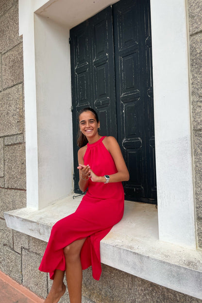 VESTIDO ATENAS ROJO