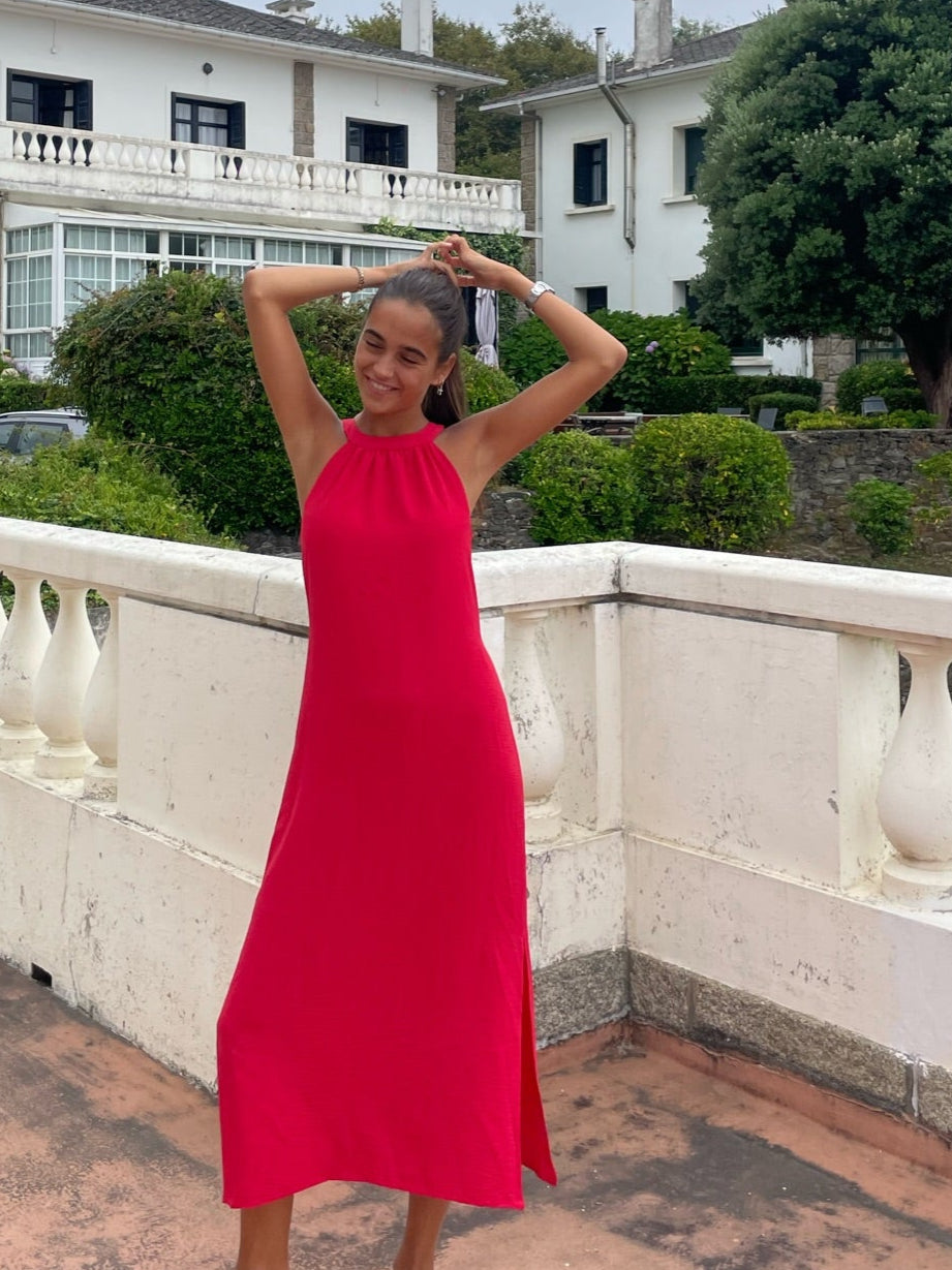 VESTIDO ATENAS ROJO