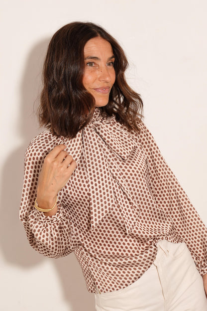 CAMISA PARIS LUNAR MARRON
