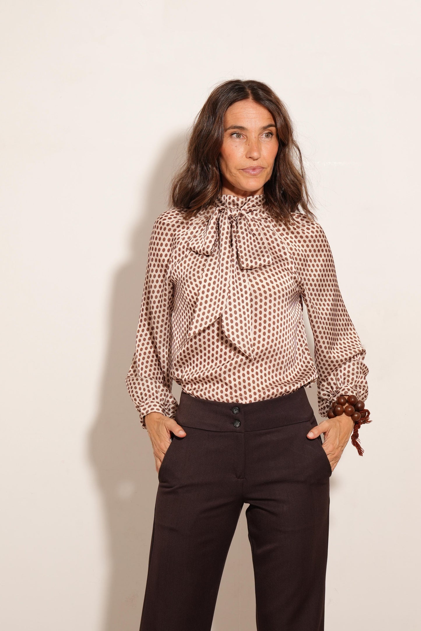 CAMISA PARIS LUNAR MARRON