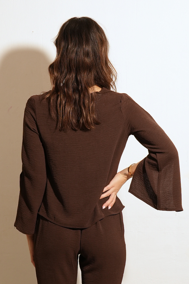CAMISA IBIZA MARRON
