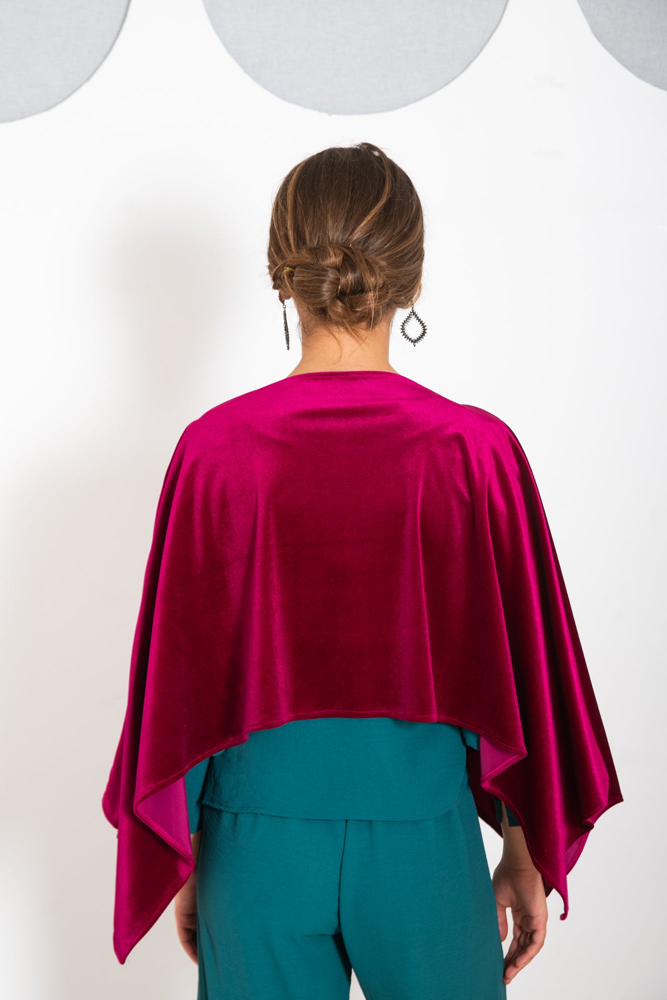 PONCHO TIJUANA FUCSIA.