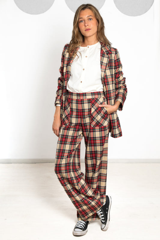 PANTALON ESCOCIA TARTAN.