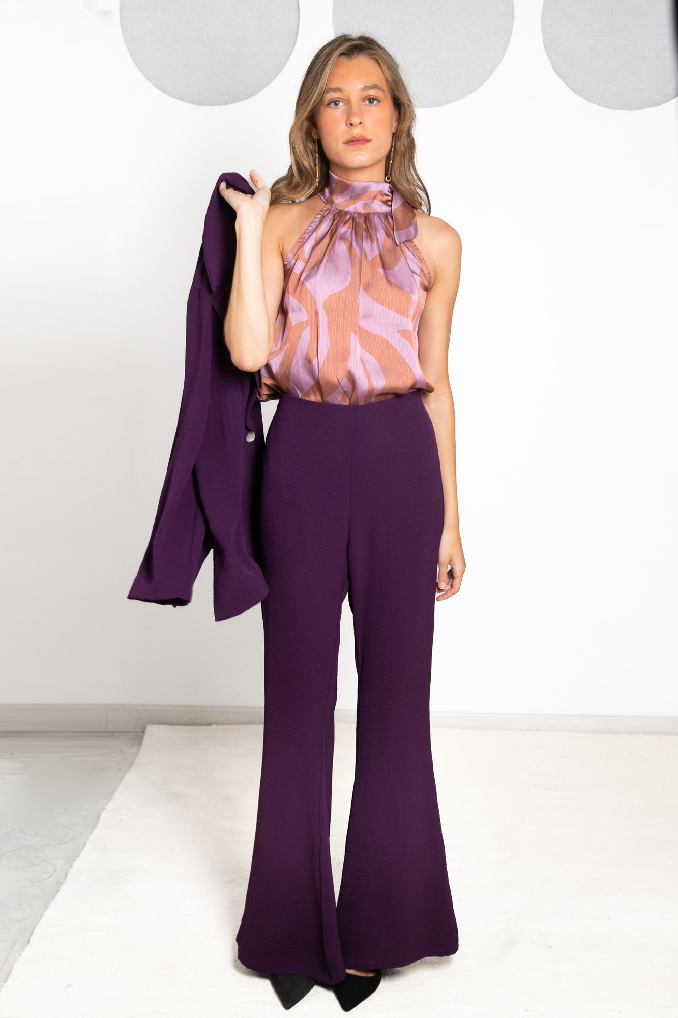 PANTALON FLORENCIA MORADO