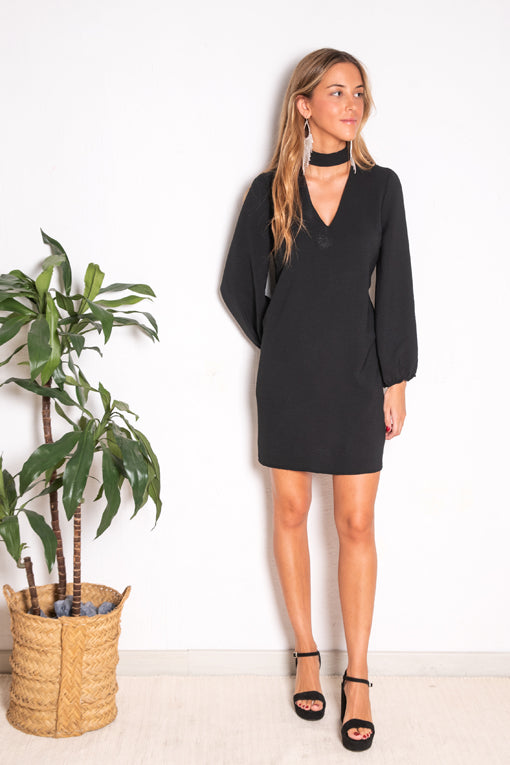 VESTIDO VERONA NEGRO.