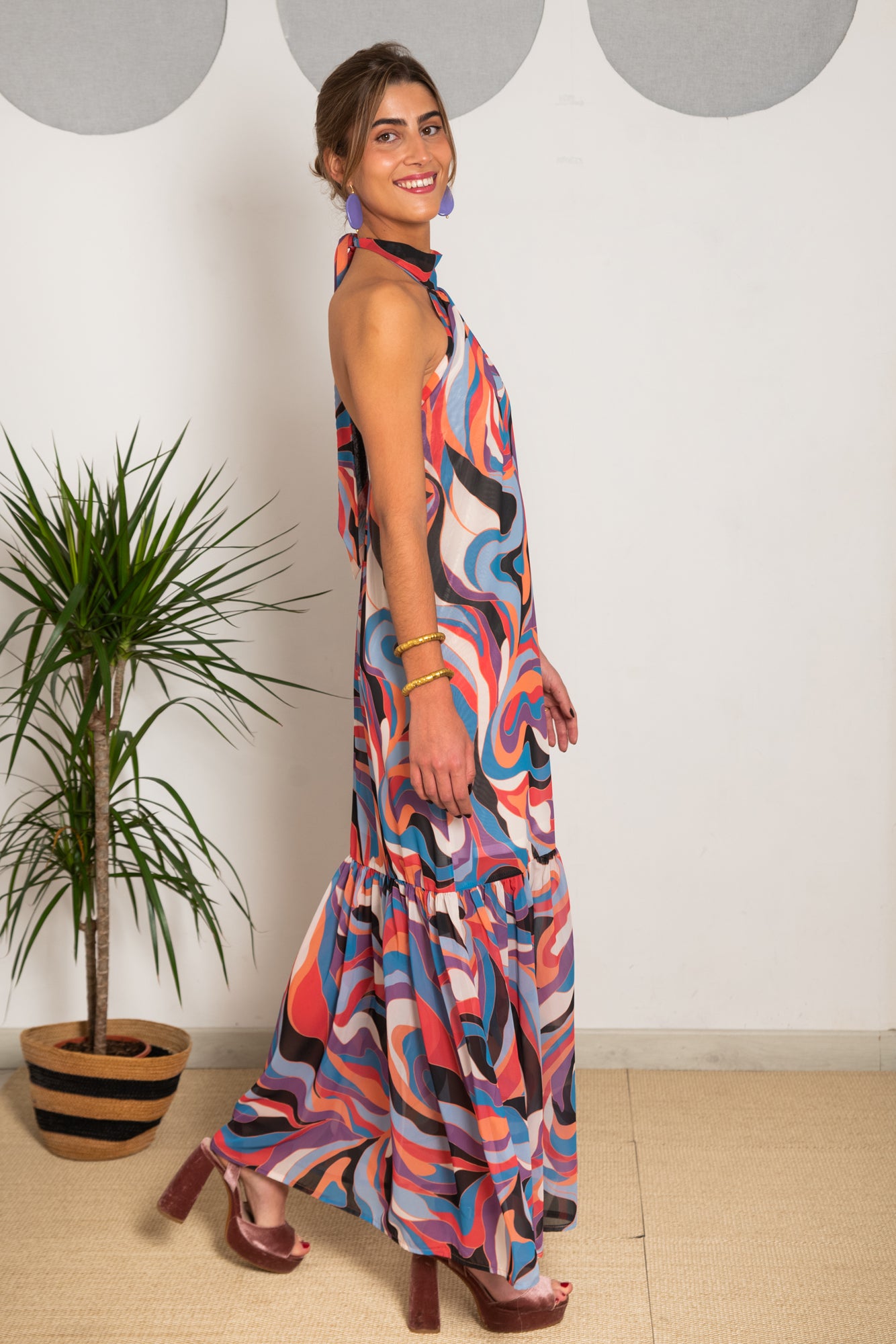 VESTIDO SANTANDER PRINT