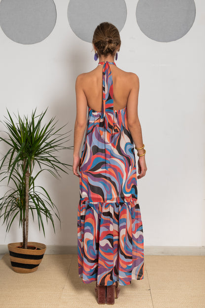 VESTIDO SANTANDER PRINT