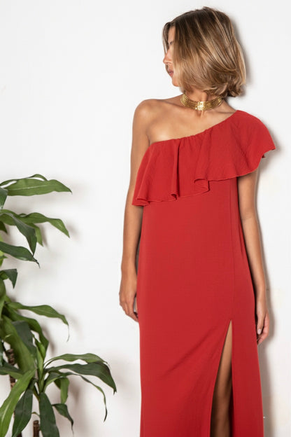 VESTIDO CORDOBA ROJO