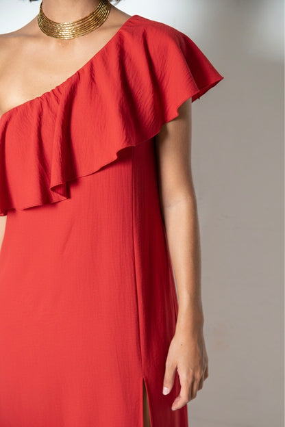 VESTIDO CORDOBA ROJO