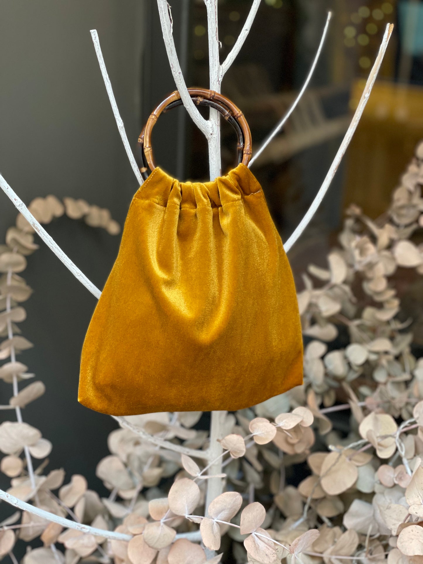 BOLSO ORO BAMBU