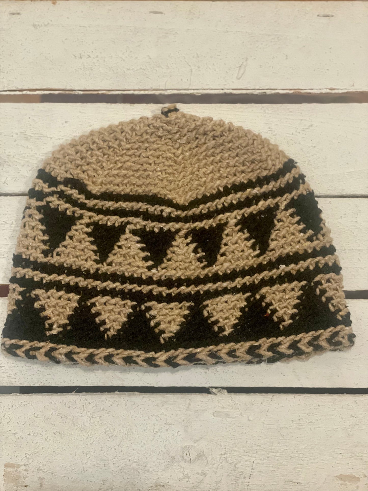 GORRO RABAT NEGRO/CAMEL