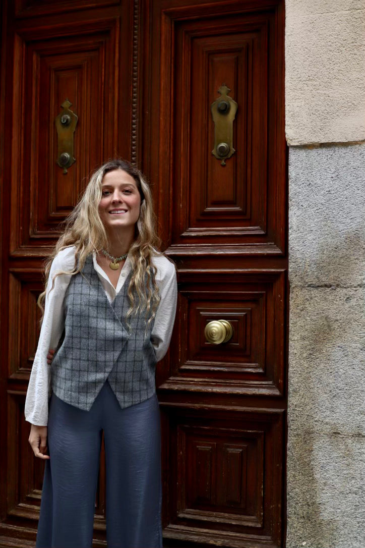 CHALECO MADRID CUADROS