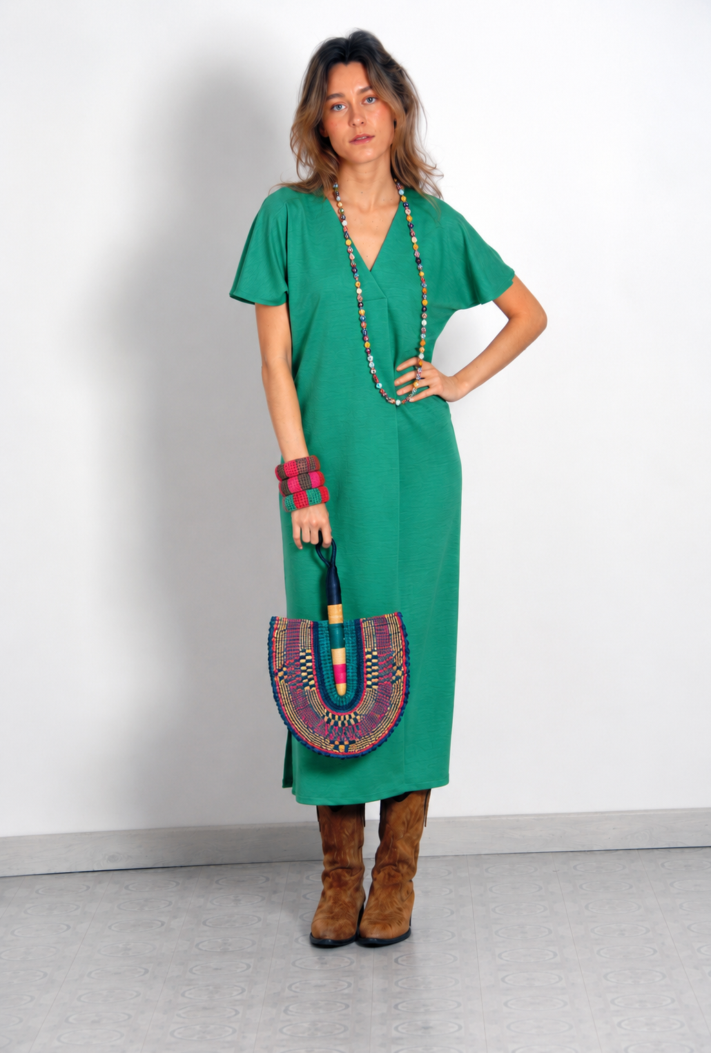 VESTIDO MONTECARLO VERDE MENTA
