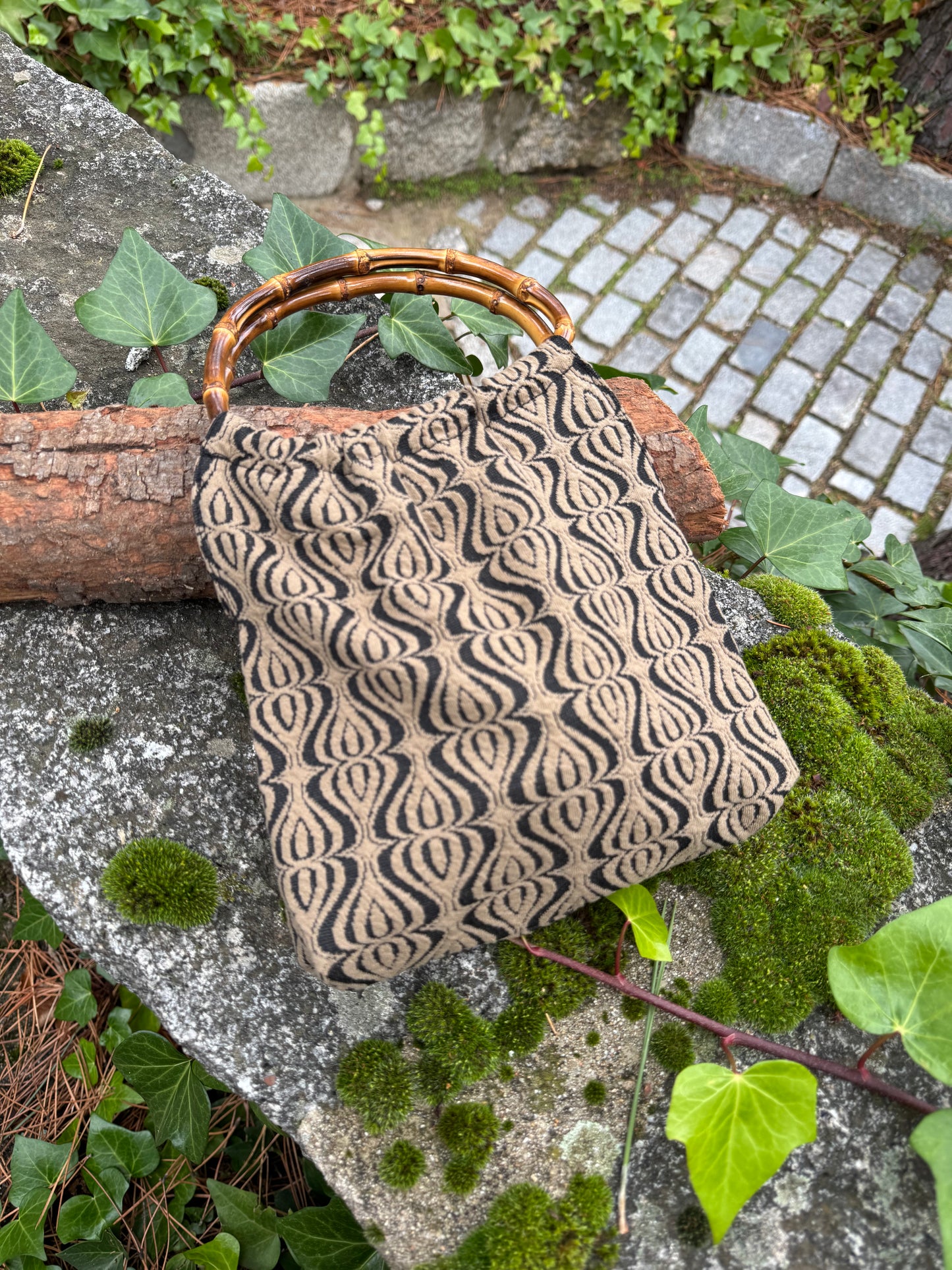 BOLSO BAMBÚ GEOMETRICO