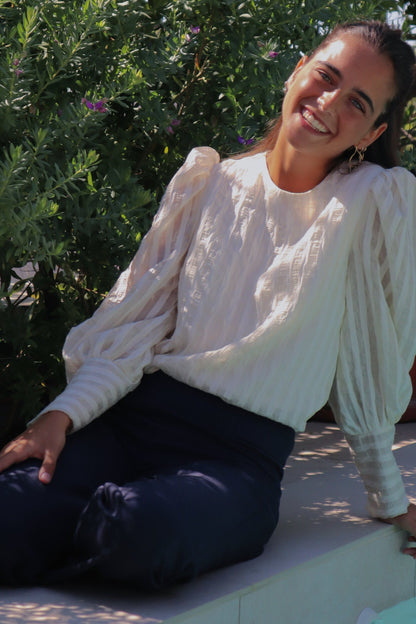 BLUSA OREGÓN MARFIL.