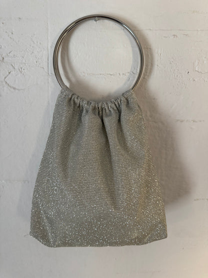 BOLSO LUREX PLATA