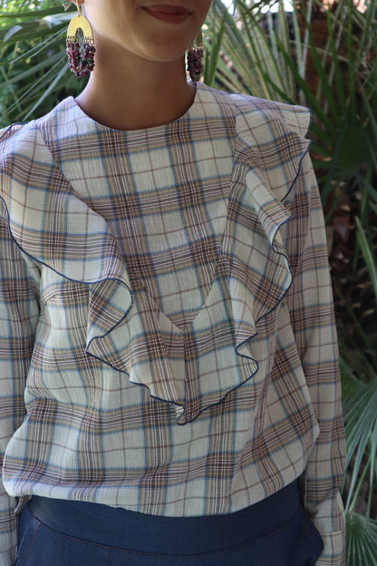 CAMISA LINEA CUADROS