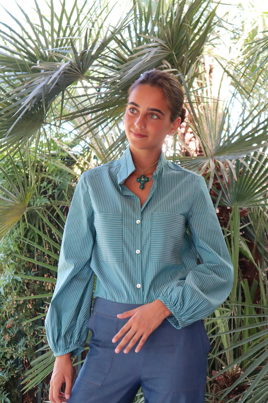 CAMISA NY VERDE. Pre-order. Fecha estimada de envío 15 de Septiembre