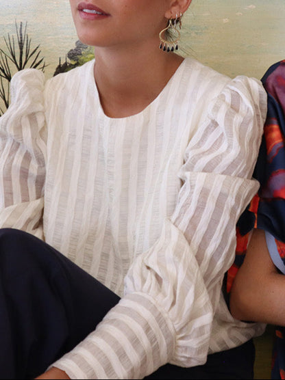 BLUSA OREGÓN MARFIL. Pre-order. Fecha estimada de envío 25 de Septiembre