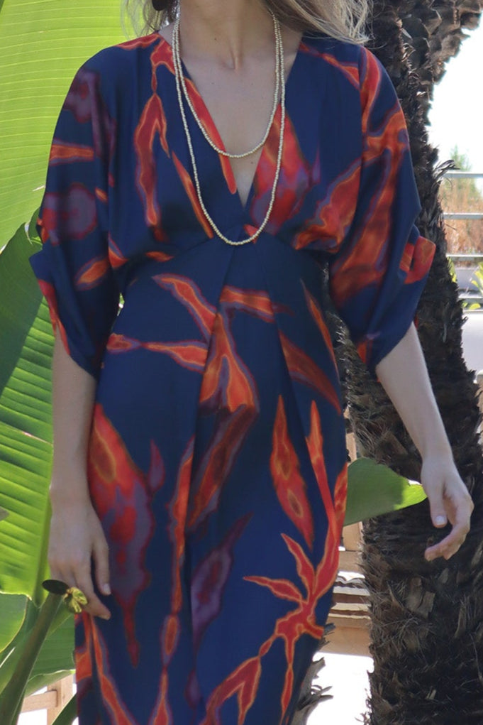 VESTIDO TANZANIA MARINO. Pre-order. Fecha estimada de envío 15 de Septiembre