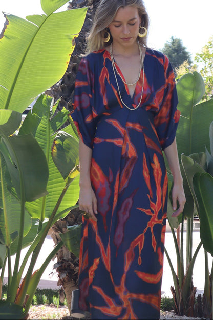 VESTIDO TANZANIA MARINO. Pre-order. Fecha estimada de envío 15 de Septiembre
