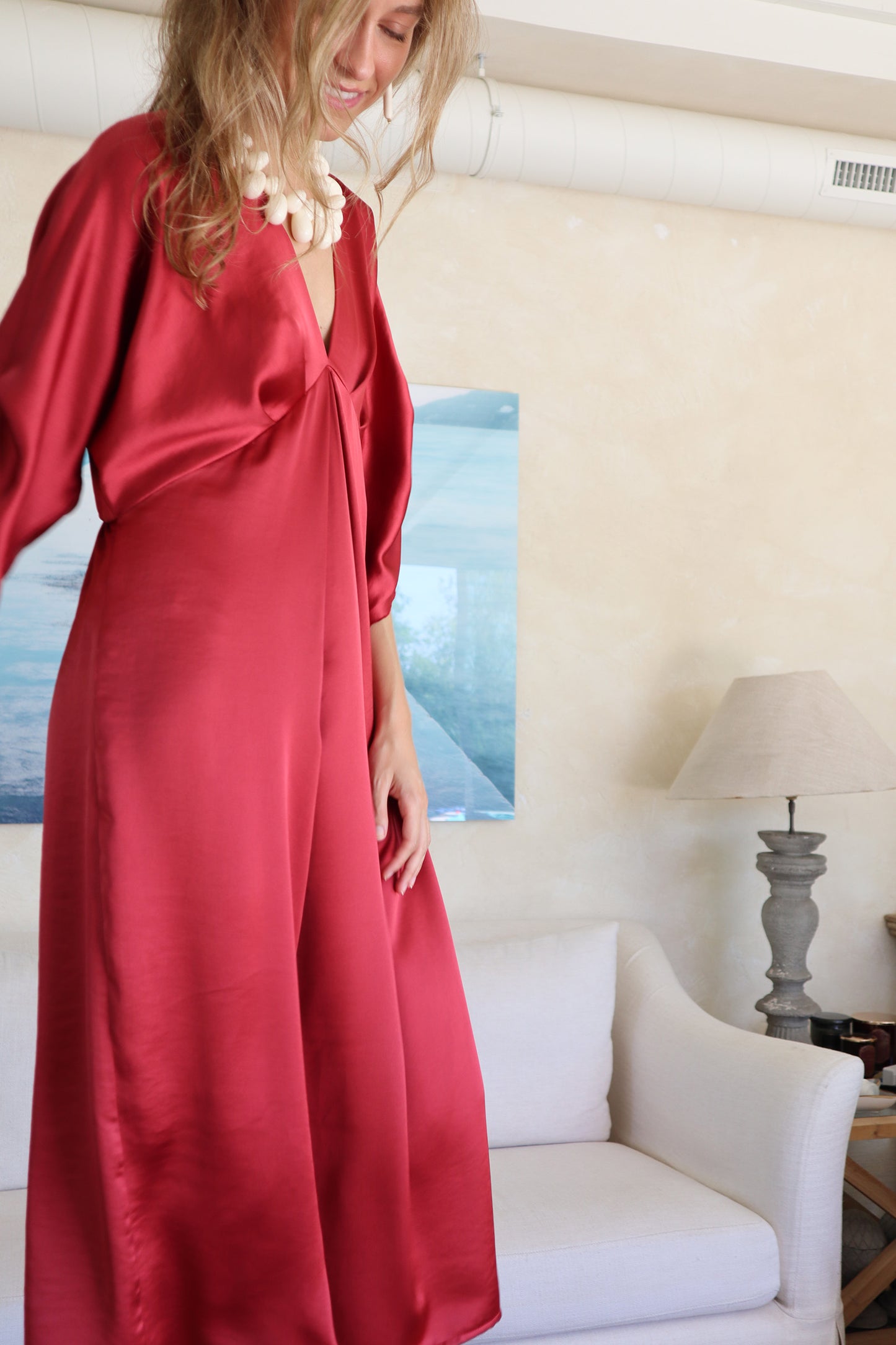 VESTIDO TANZANIA CORAL. Pre-order. Fecha estimada de envío 15 de Septiembre