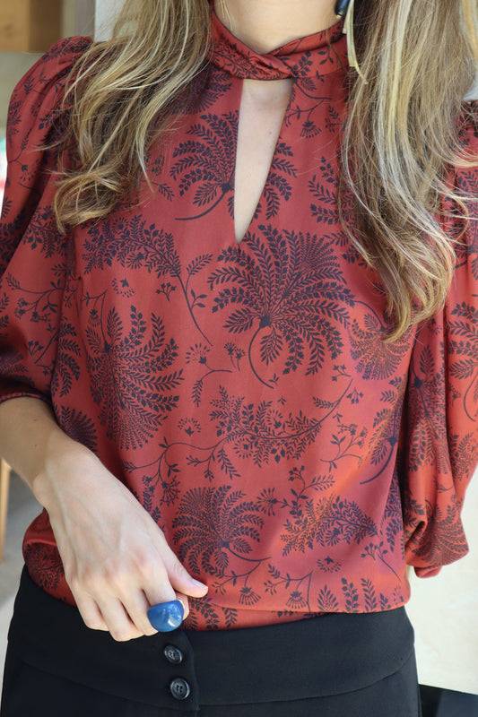 BLUSA COLONIA TEJA