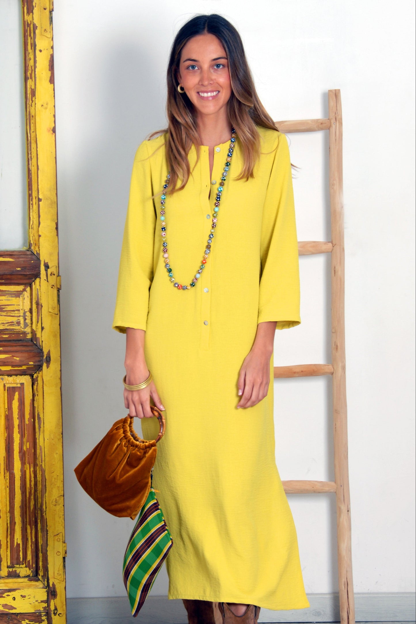 VESTIDO AMALFI LIMÓN