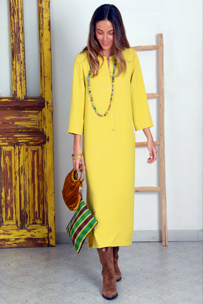VESTIDO AMALFI LIMÓN