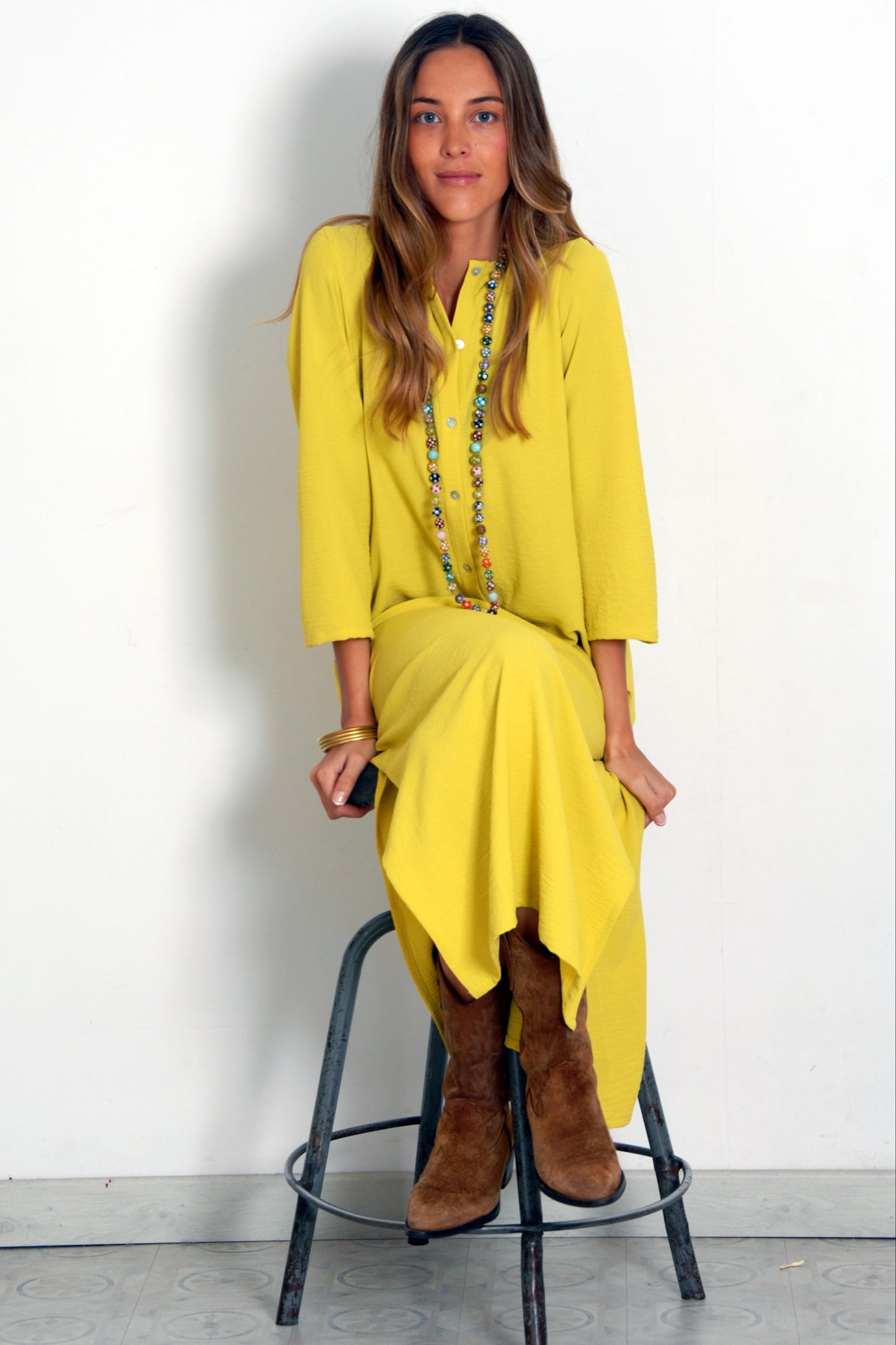 VESTIDO AMALFI LIMÓN