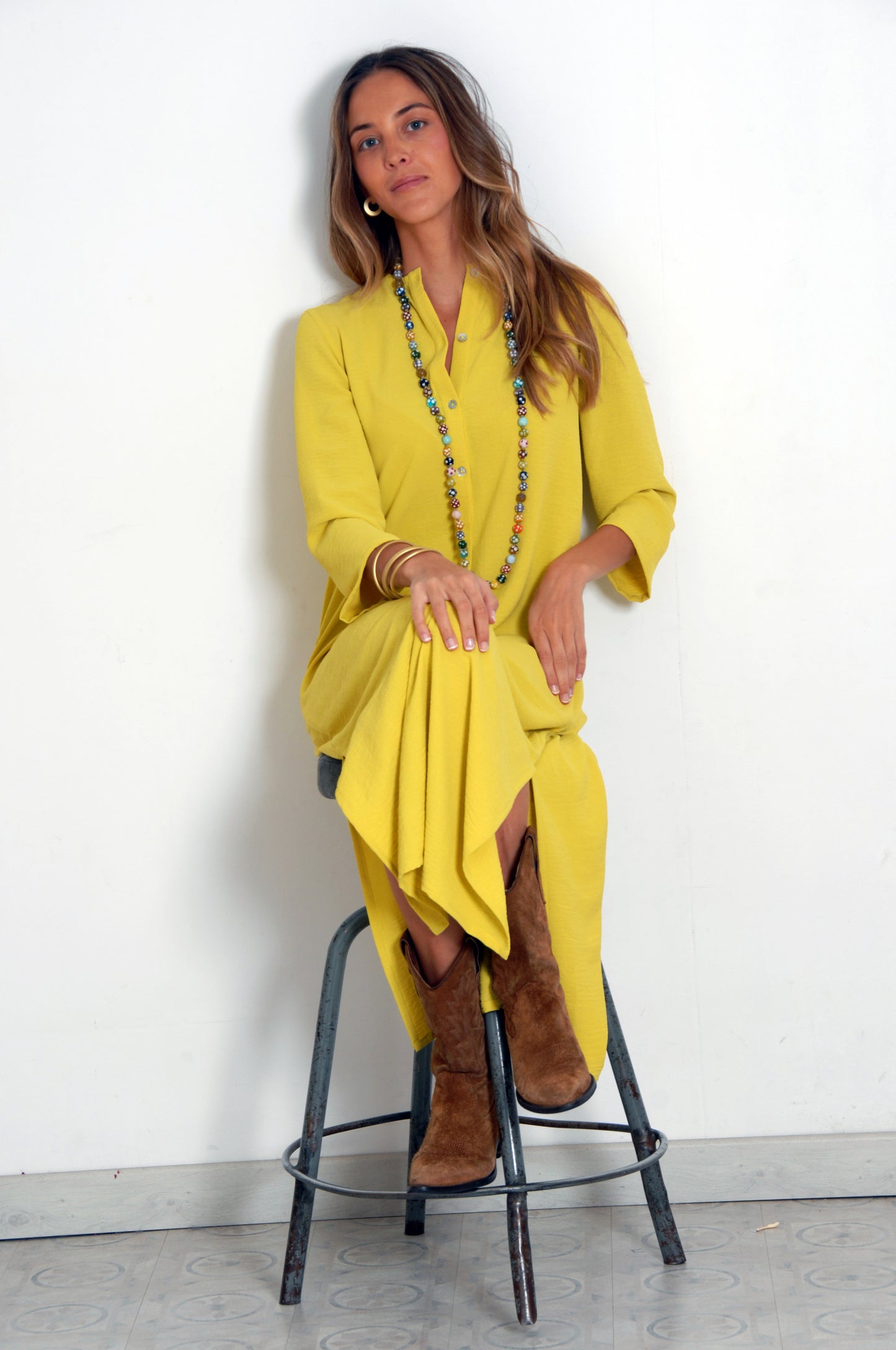 VESTIDO AMALFI LIMÓN