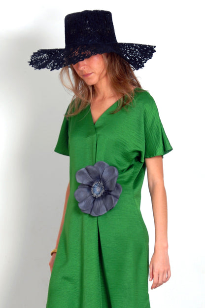 VESTIDO MONTECARLO VERDE, sin flor