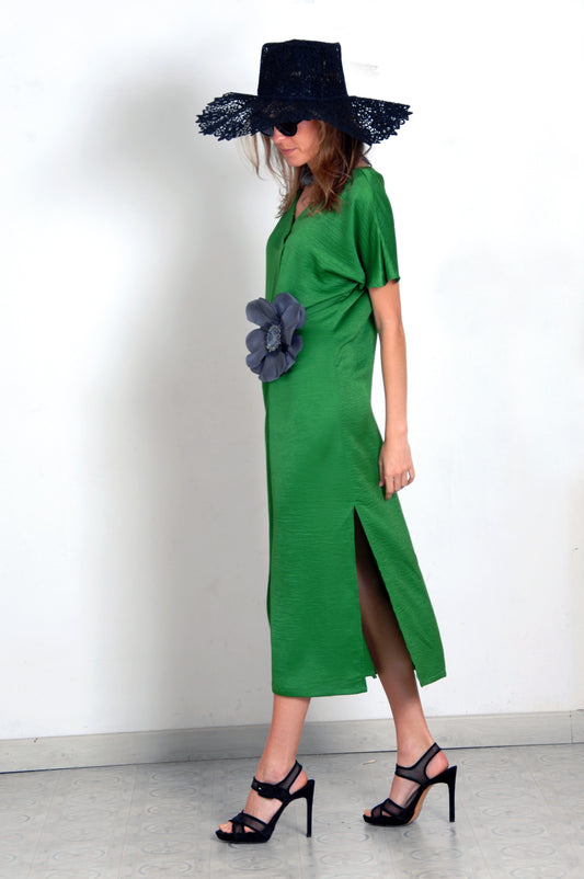 VESTIDO MONTECARLO VERDE, sin flor