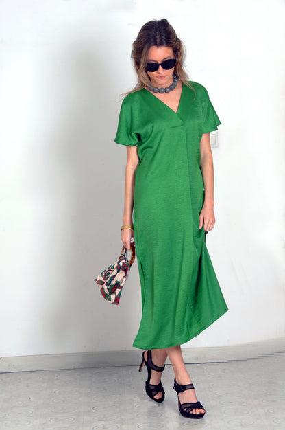 VESTIDO MONTECARLO VERDE, sin flor