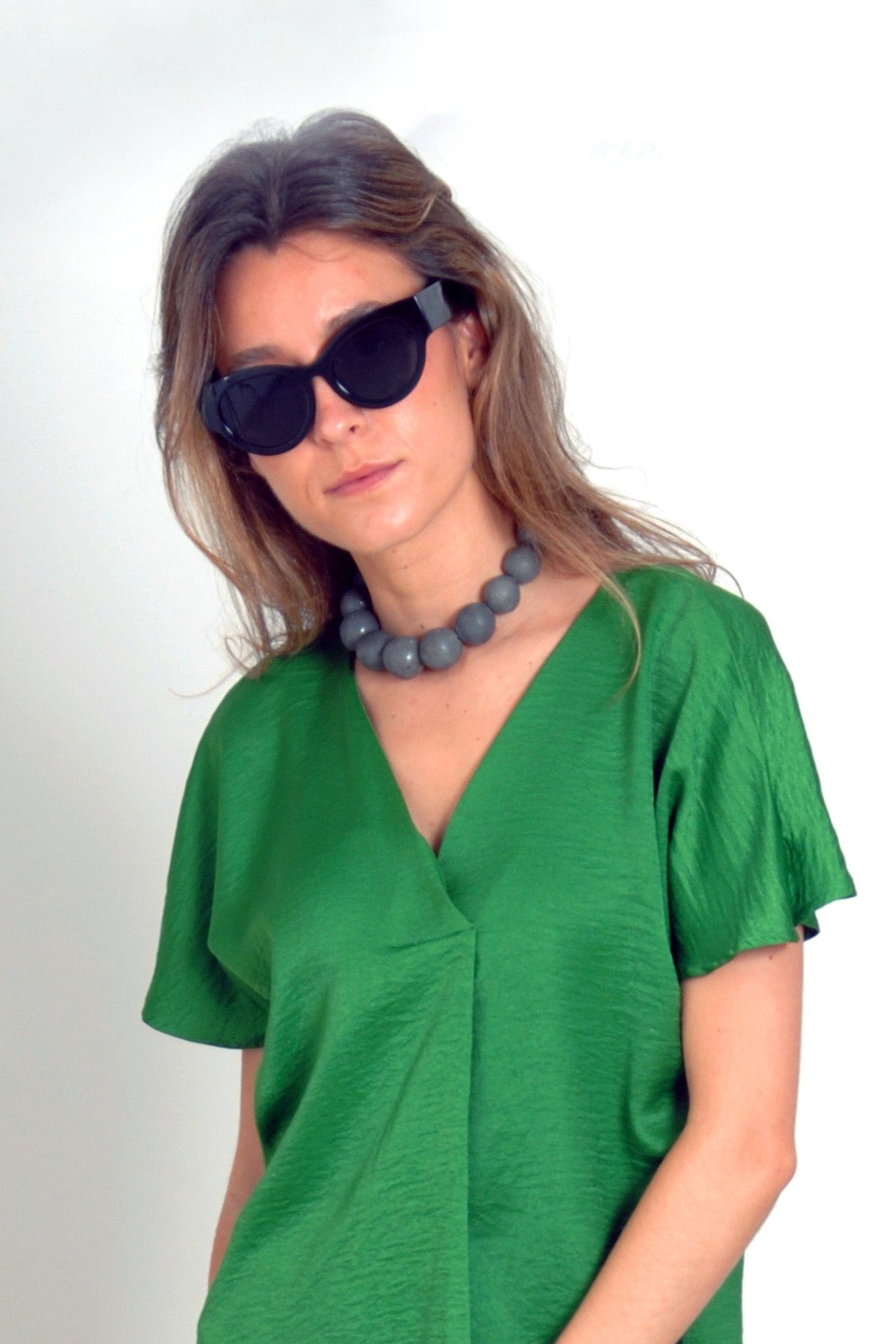 VESTIDO MONTECARLO VERDE, sin flor