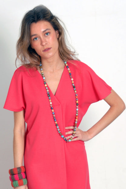 VESTIDO MONTECARLO CORAL