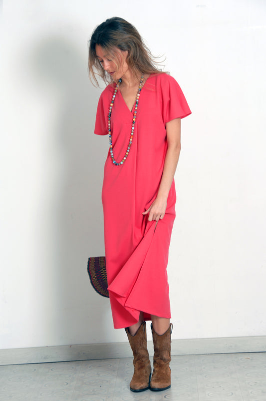 VESTIDO MONTECARLO CORAL