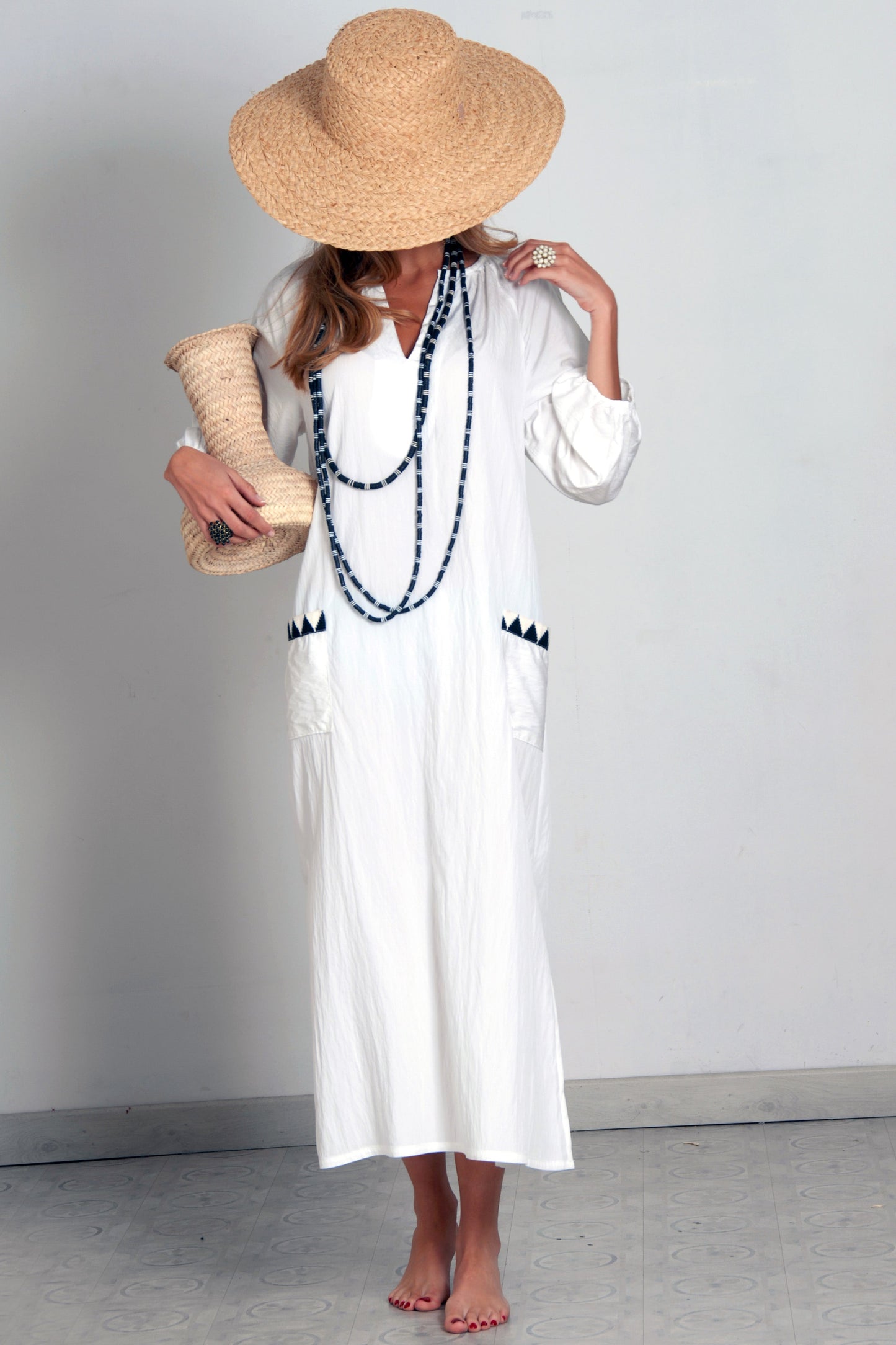 CAFTÁN SICILIA BLANCO