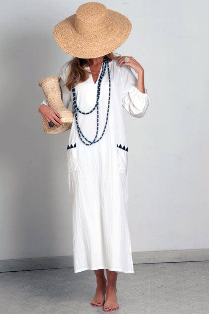 CAFTÁN SICILIA BLANCO