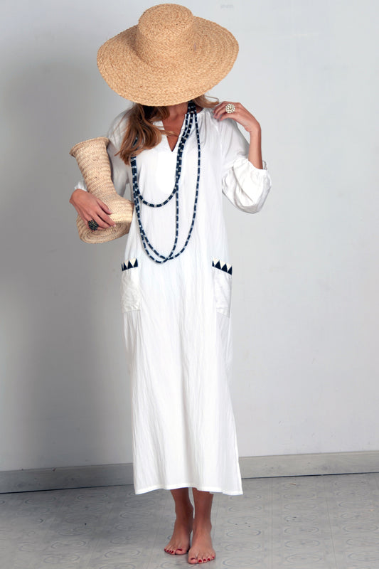 CAFTÁN SICILIA BLANCO