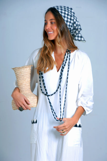 CAFTÁN SICILIA BLANCO