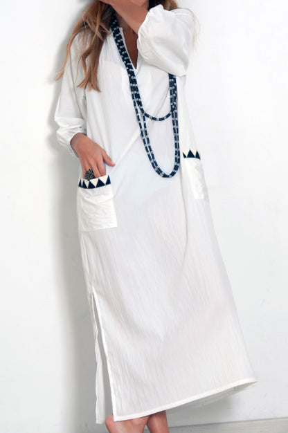 CAFTÁN SICILIA BLANCO