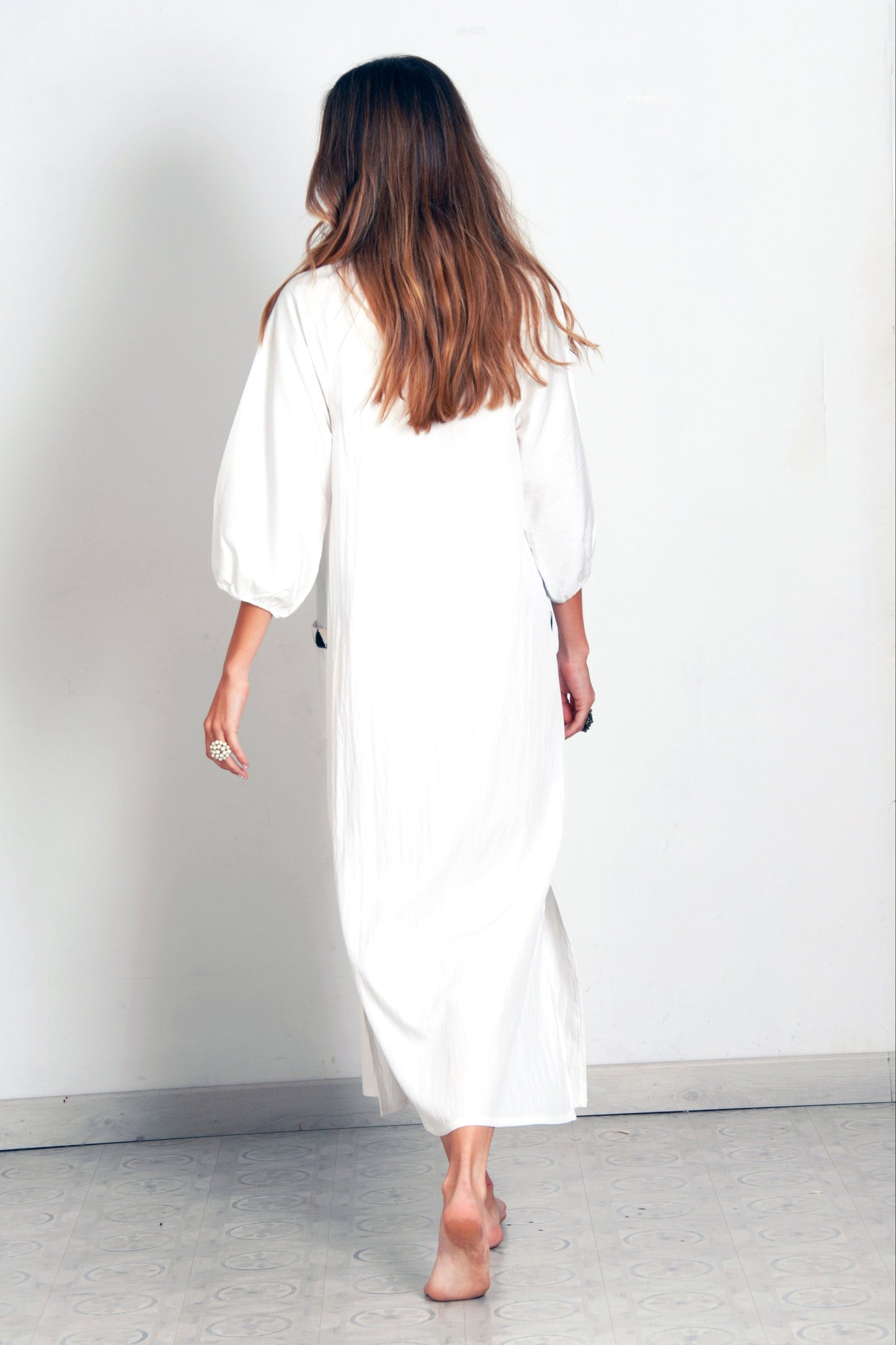 CAFTÁN SICILIA BLANCO